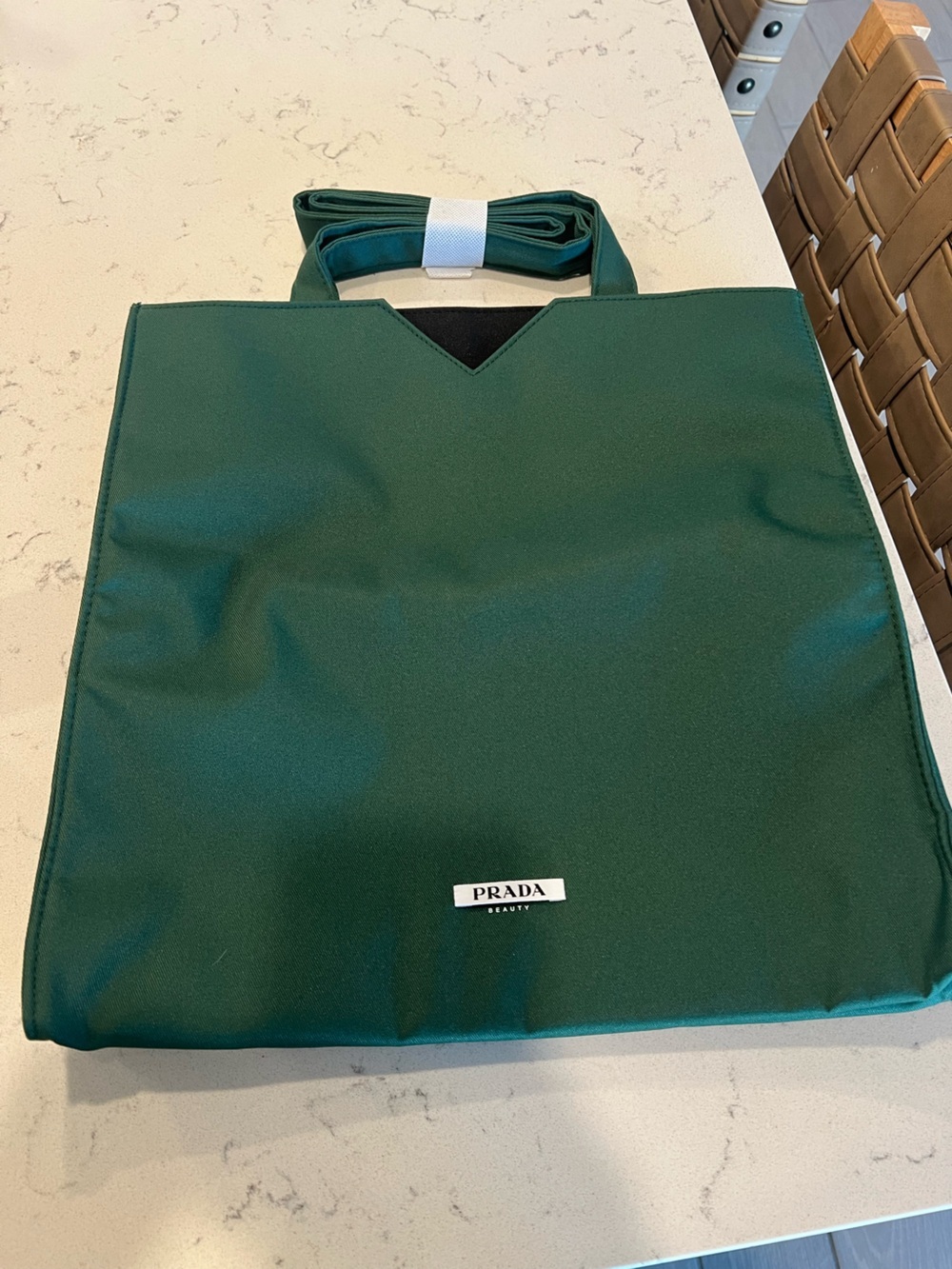 New Prada Beauty Toiletry Tote - Green